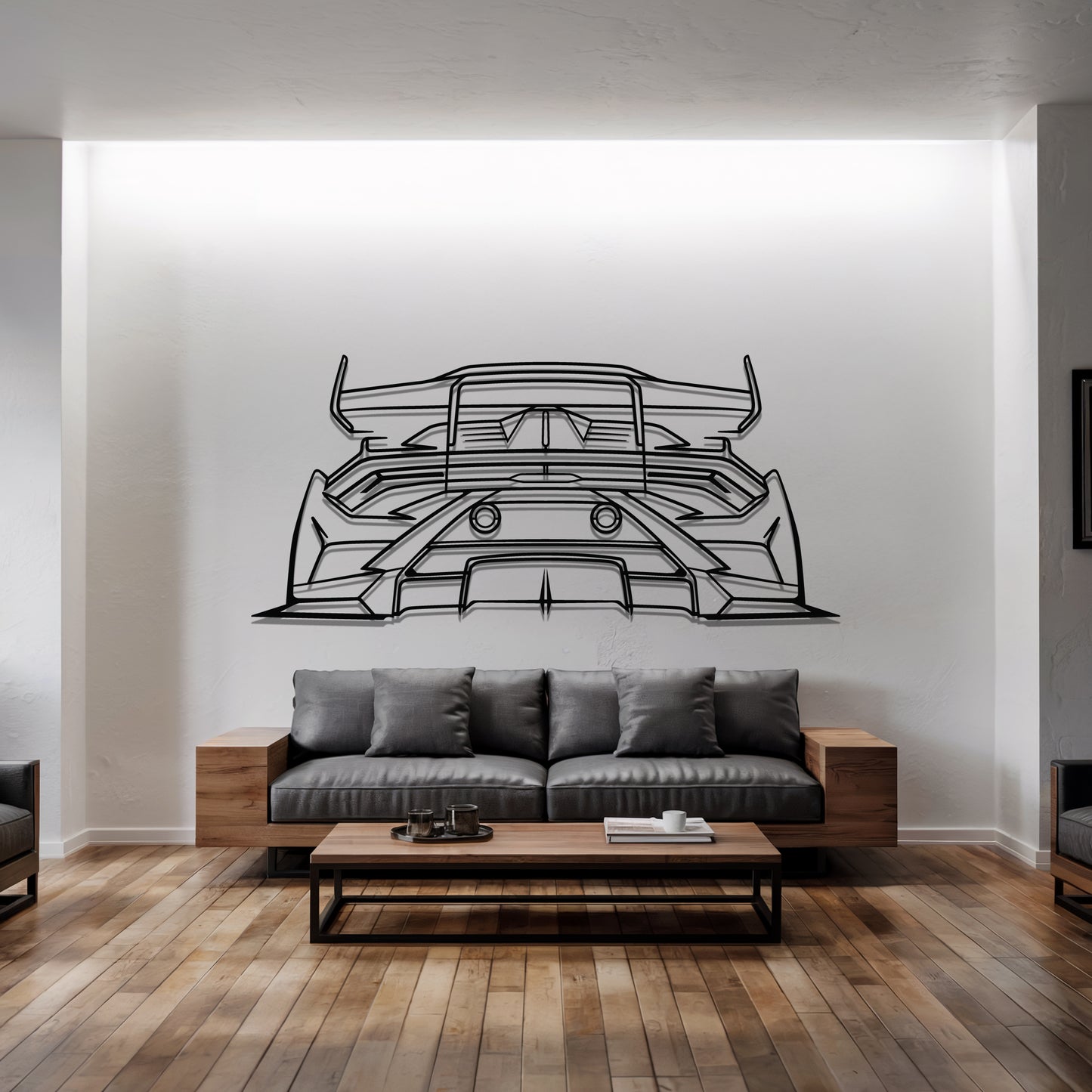 Huracan STO Back - Metal Wall Art