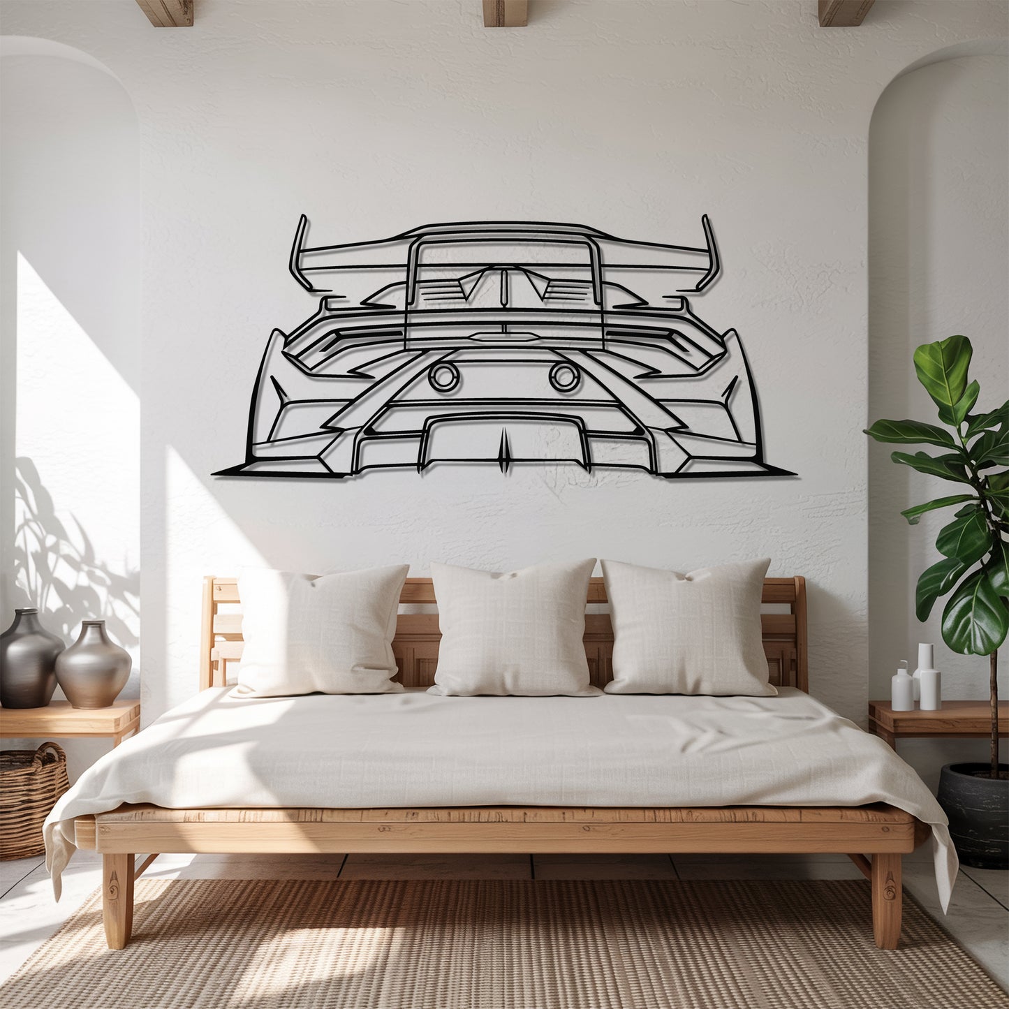 Huracan STO Back - Metal Wall Art