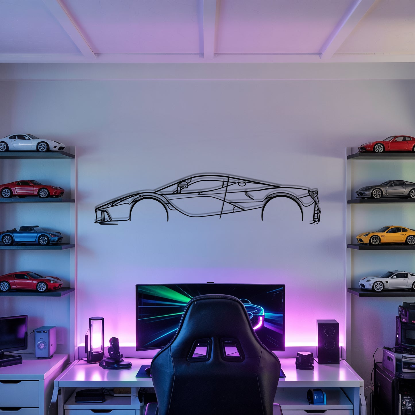 La - Metal Wall Art