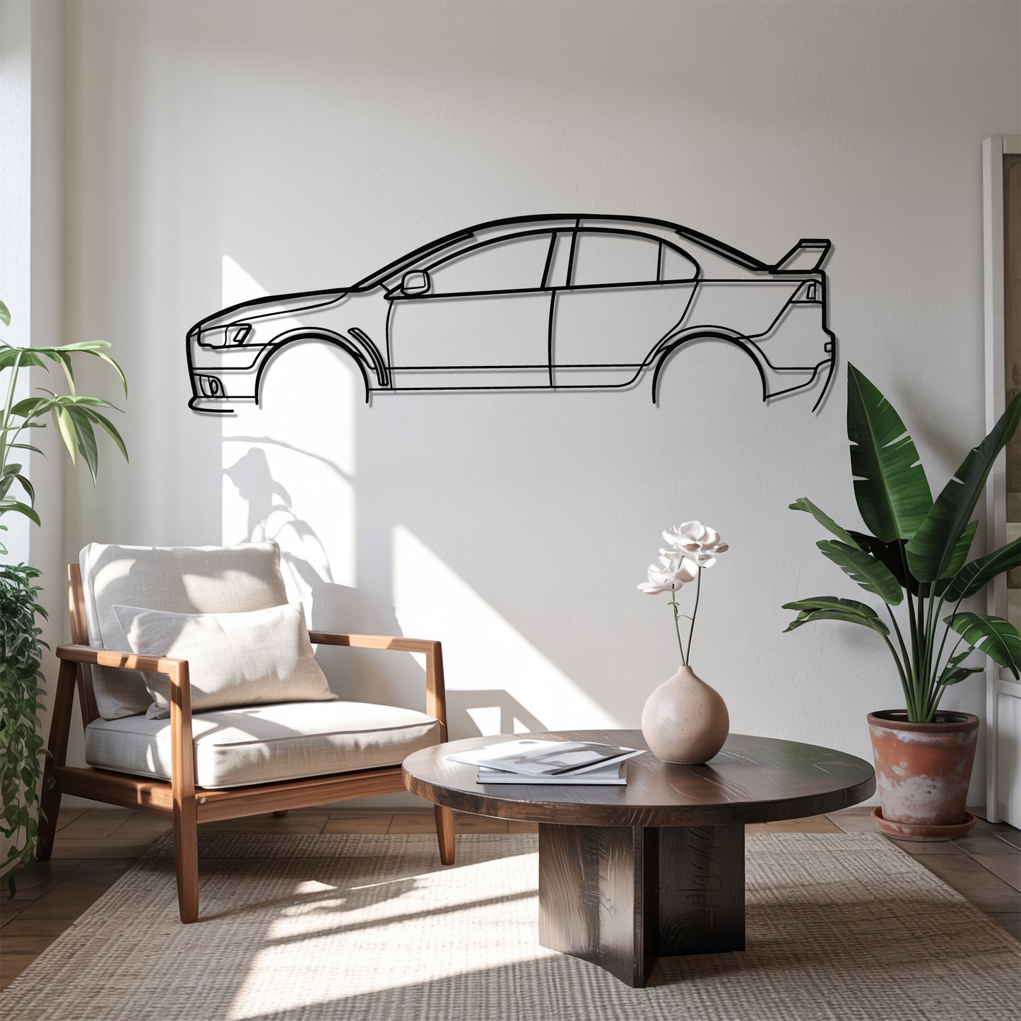 Lancer Evolution X - Metal Wall Art