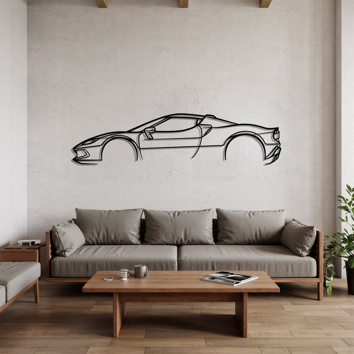 296 GTB - Metal Wall Art