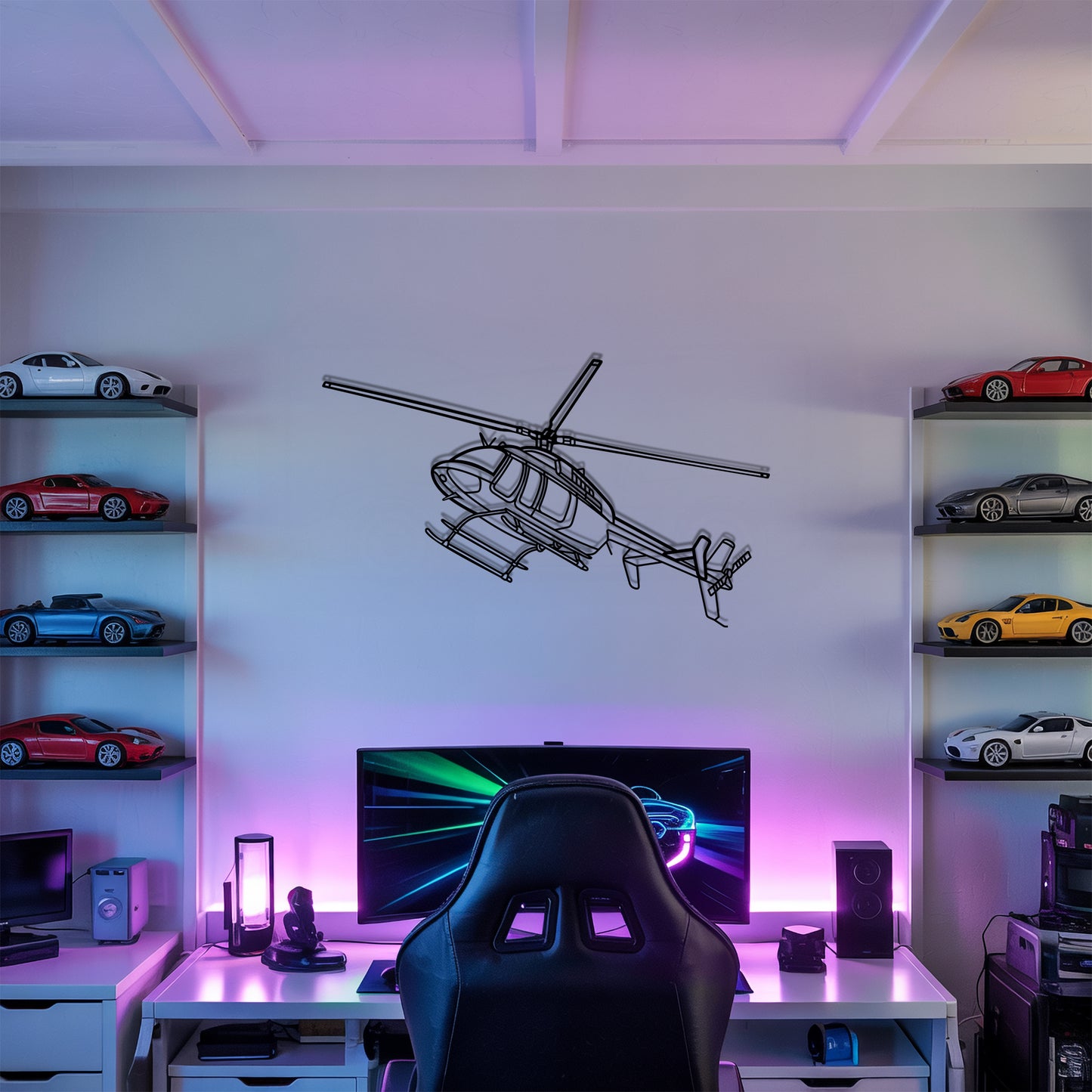 407 GX - Metal Wall Art