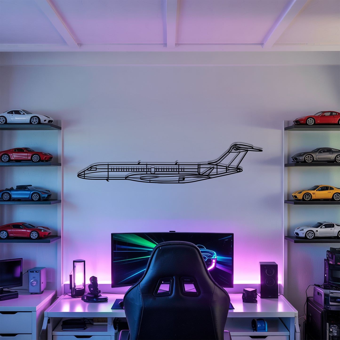 Global 7500 - Metal Wall Art