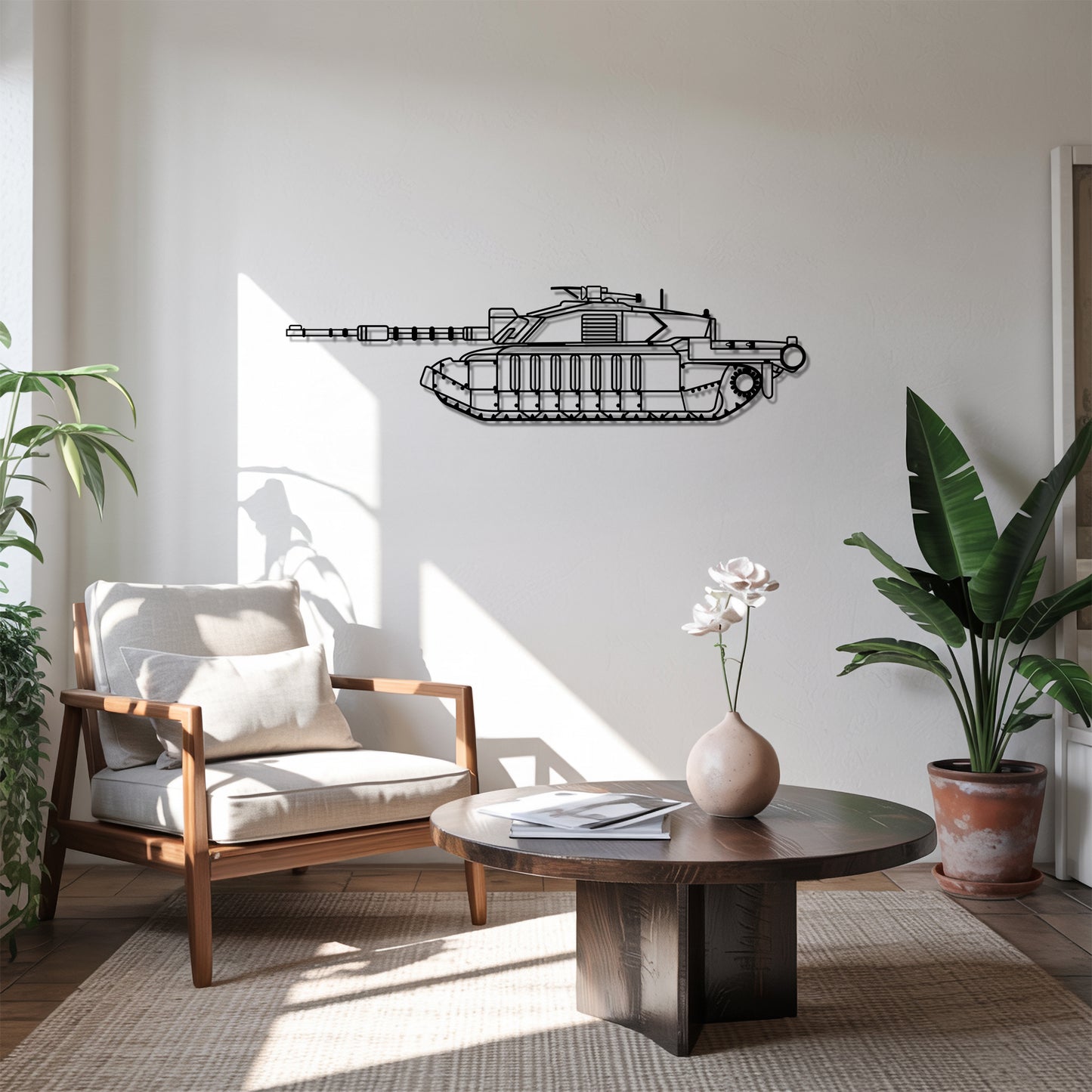 Challenger 2 - Metal Wall Art