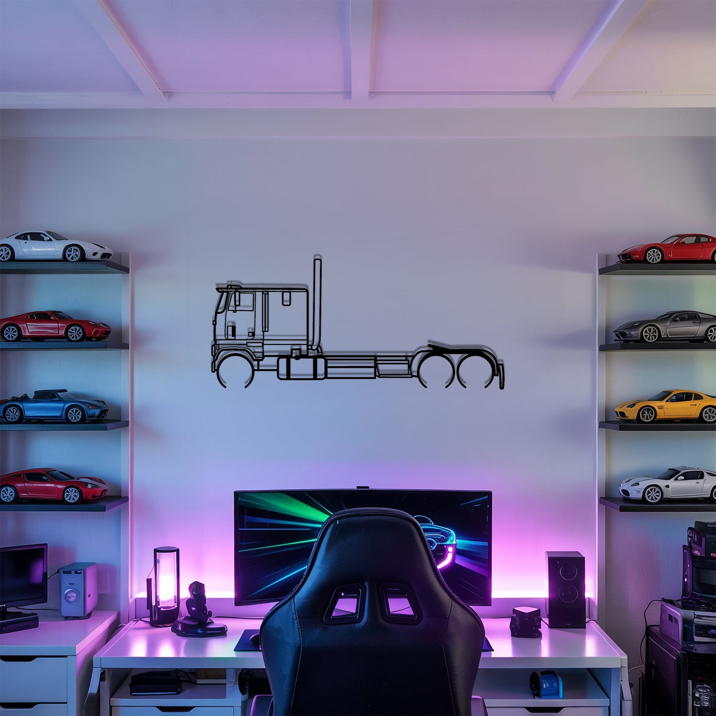 CL 9000 Double Sleeper Long Wheelbase - Metal Wall Art