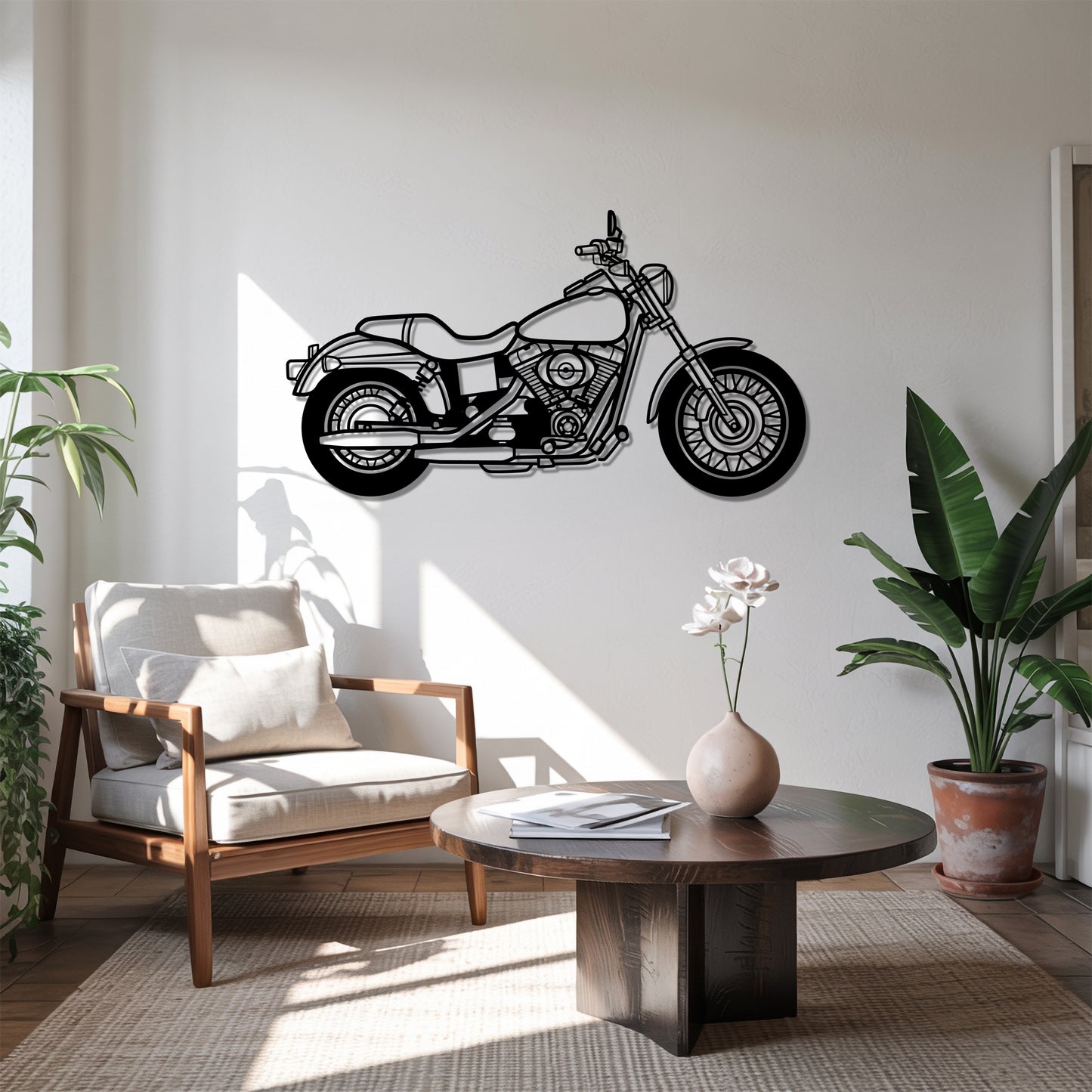 Dyna Low Rider Full - Metal Wall Art