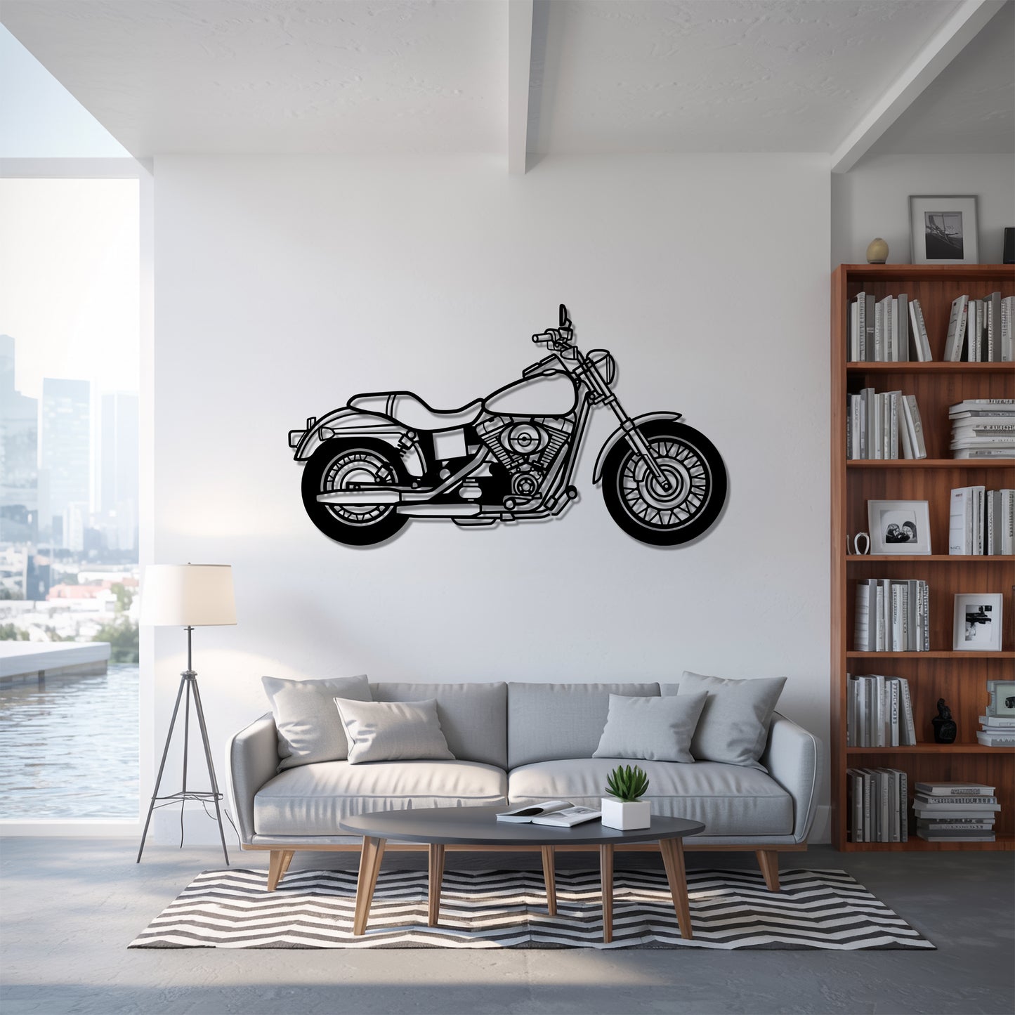 Dyna Low Rider Full - Metal Wall Art