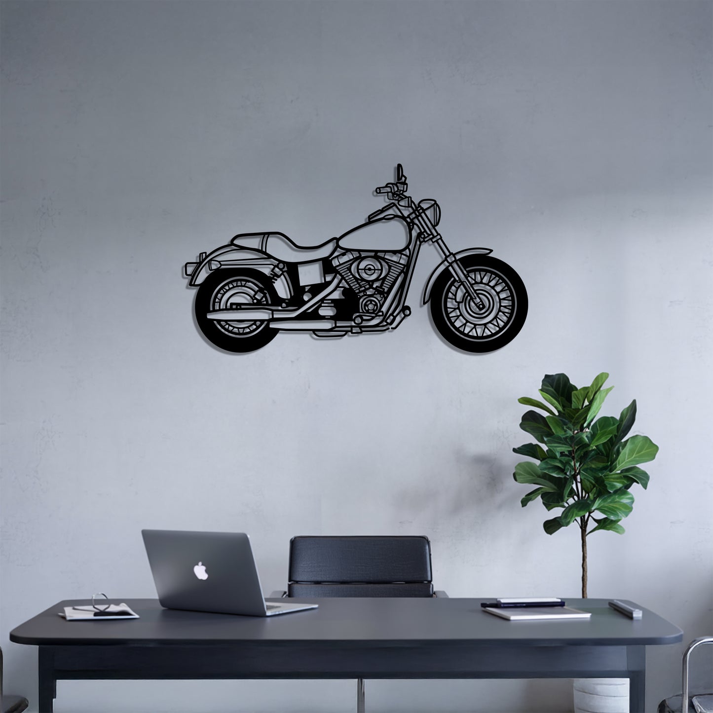 Dyna Low Rider Full - Metal Wall Art