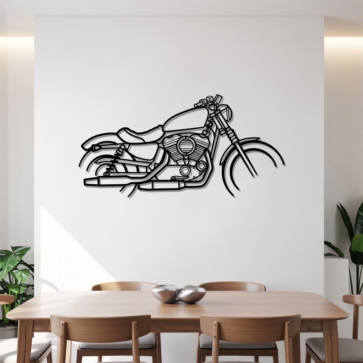 Iron 883 - Metal Wall Art