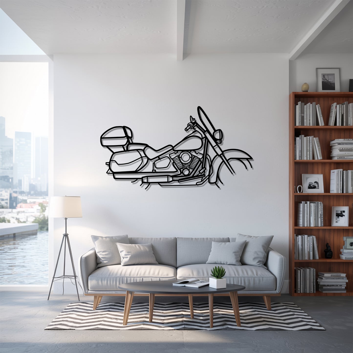 Softail Deluxe - Metal Wall Art