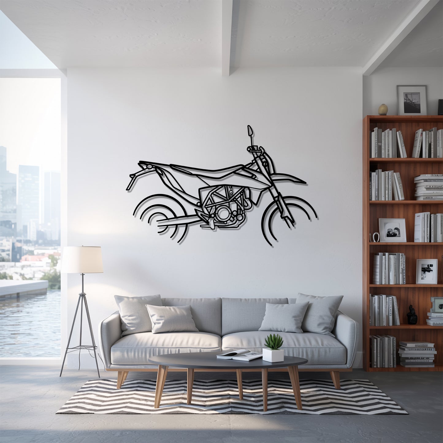 690 SMC R - Metal Wall Art
