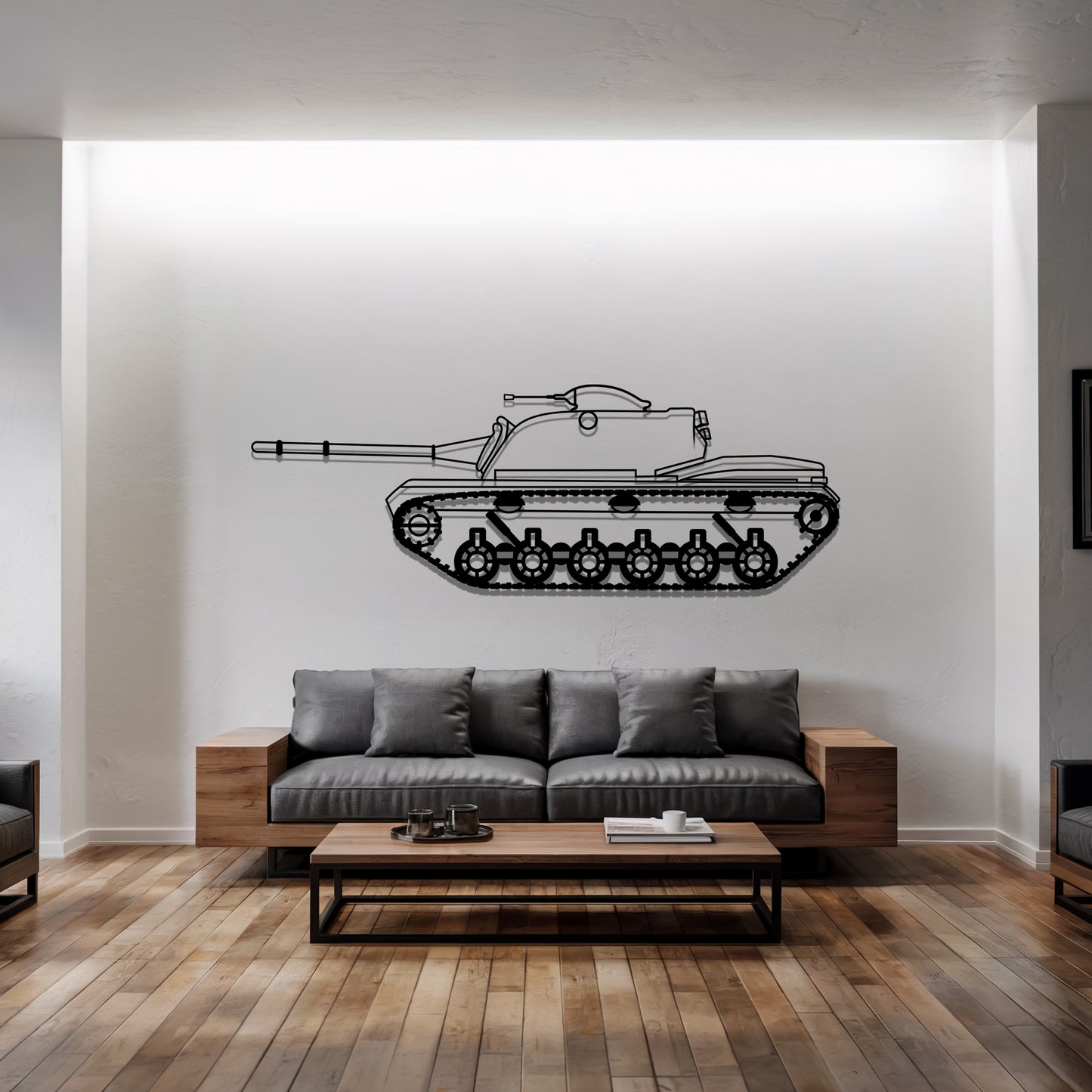 M48 Patton - Metal Wall Art
