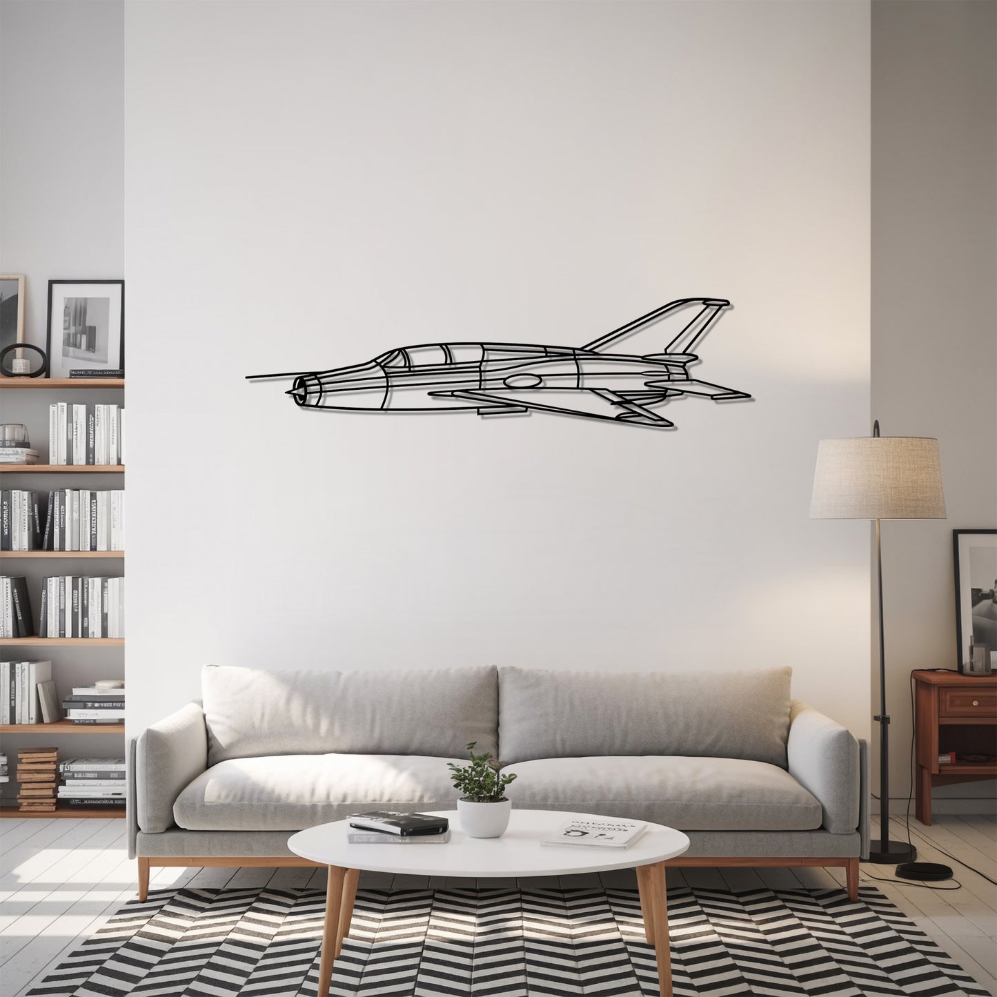 Mig-21 - Metal Wall Art