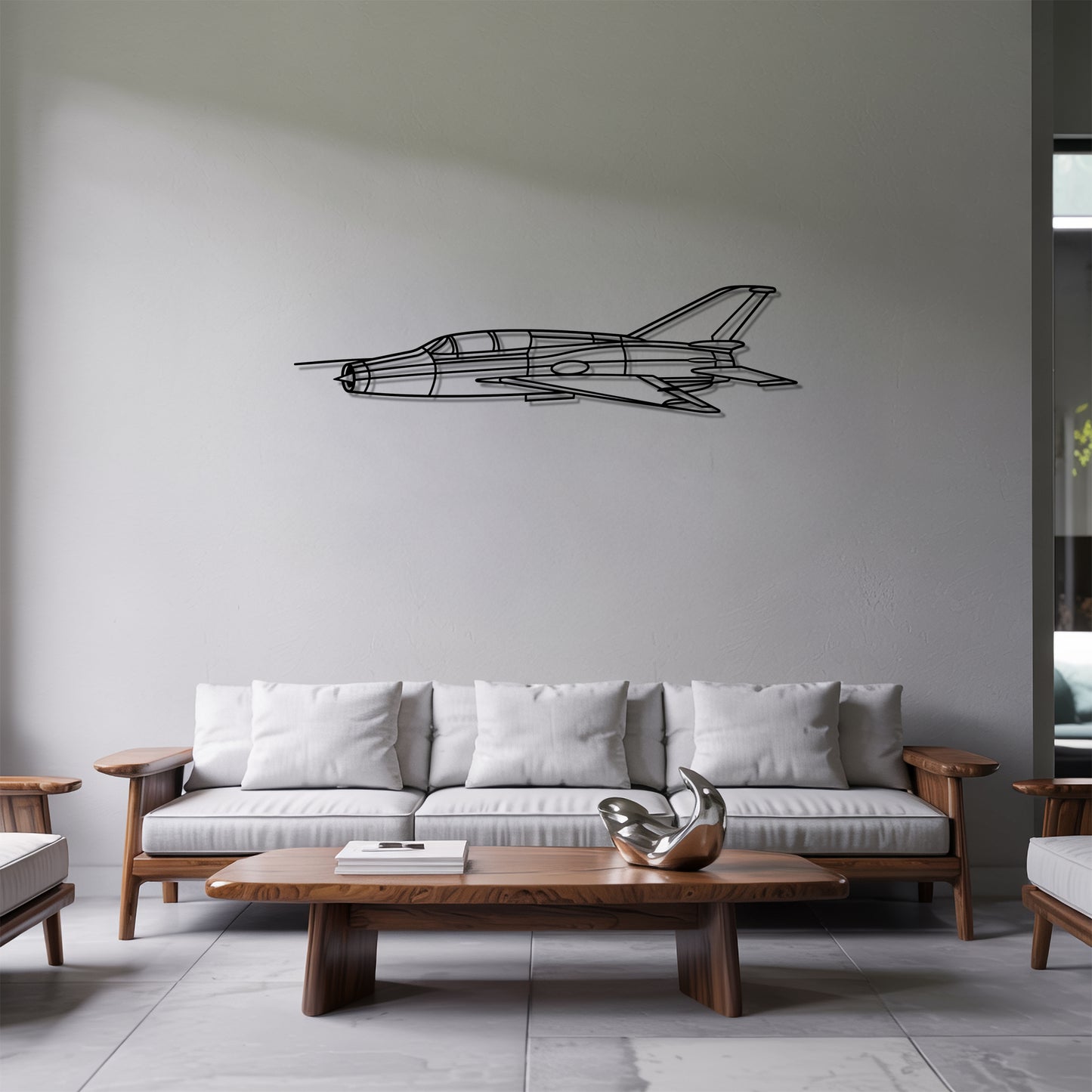 Mig-21 - Metal Wall Art