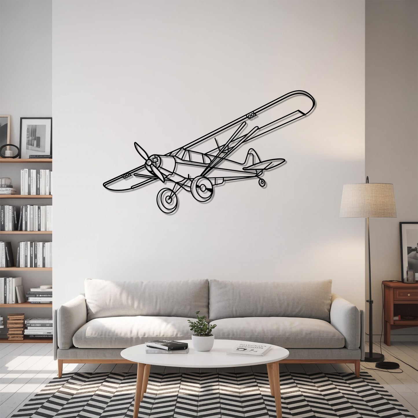 PA-18 Super Cub - Metal Wall Art