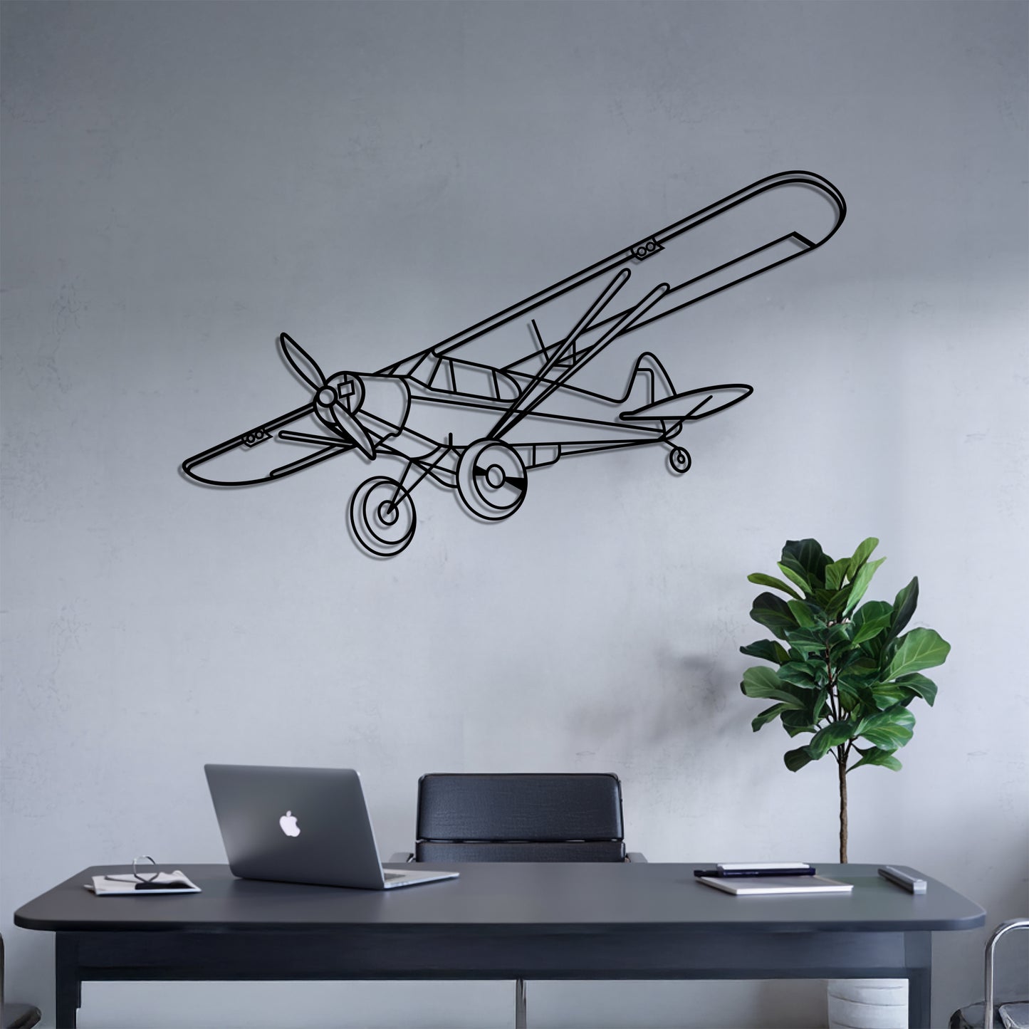 PA-18 Super Cub - Metal Wall Art