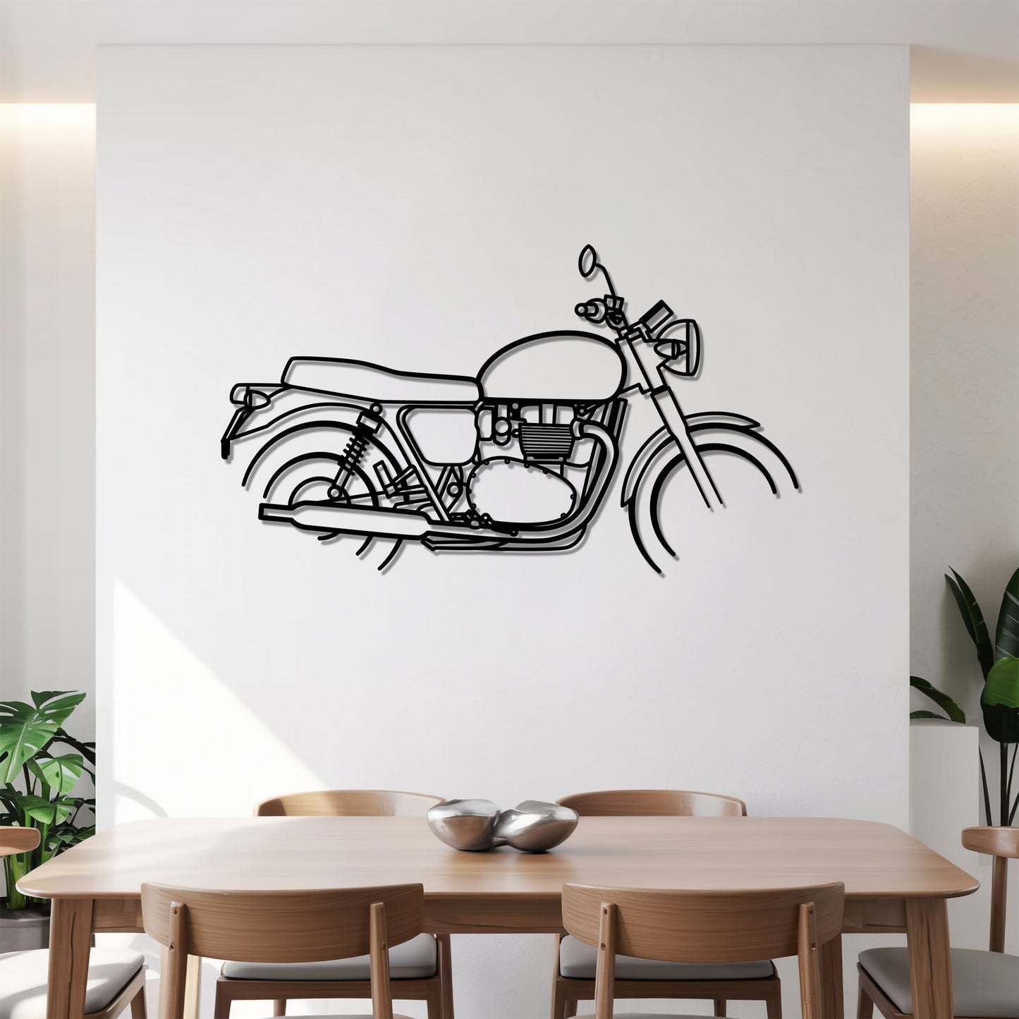Bonneville T120 - Metal Wall Art