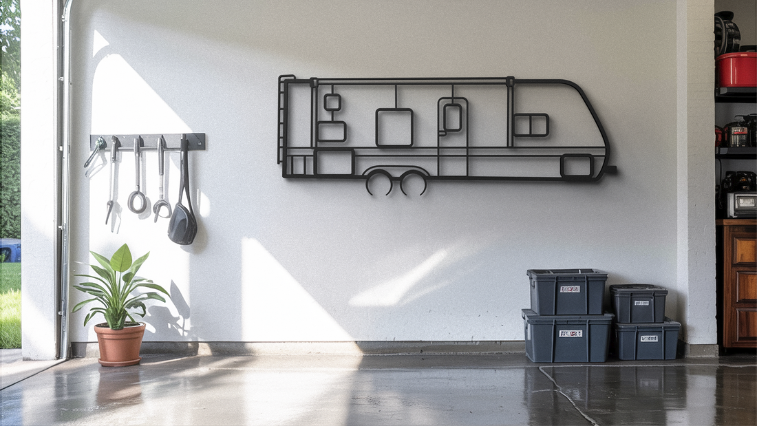 Jayco Jay Flight SLX 264BH camper steel wall art – lifestyle garage or RV decor photo