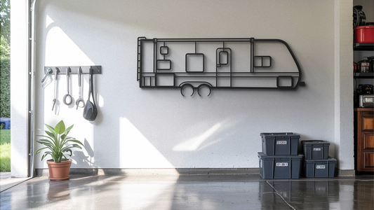 Jayco Jay Flight SLX 264BH camper steel wall art – lifestyle garage or RV decor photo