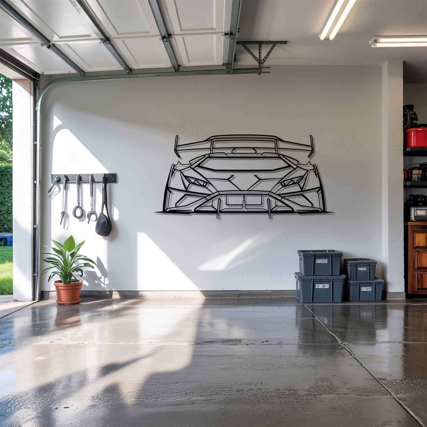 Huracan STO Front - Metal Wall Art