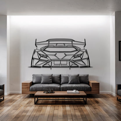 Huracan STO Front - Metal Wall Art