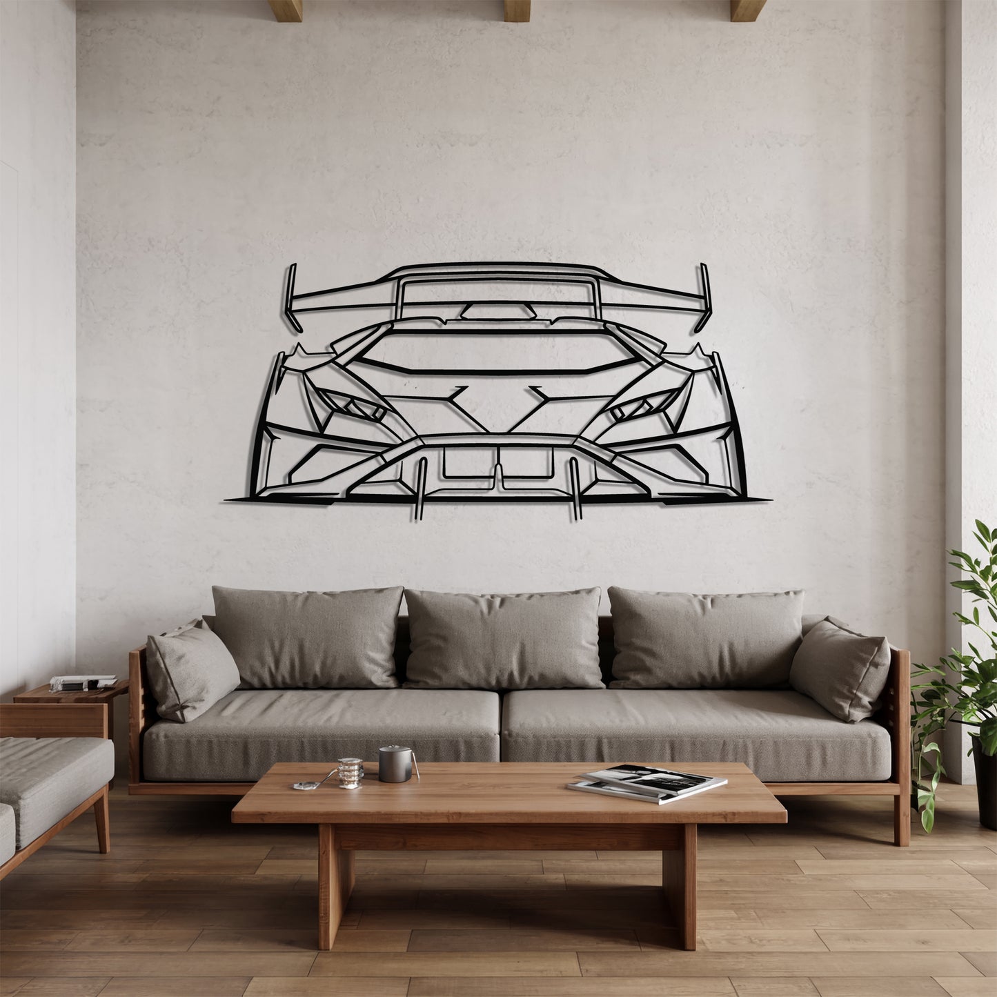 Huracan STO Front - Metal Wall Art