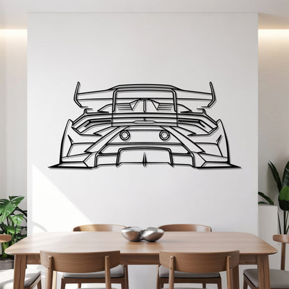 Huracan STO Back - Metal Wall Art