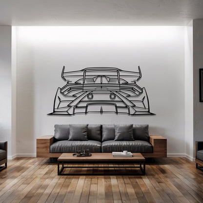 Huracan STO Back - Metal Wall Art