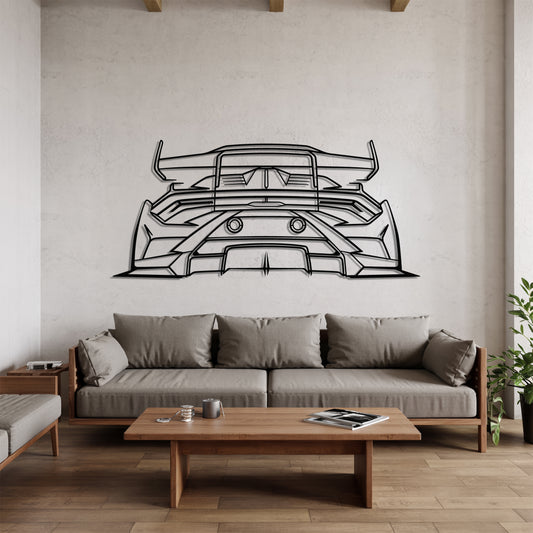 Huracan STO Back - Metal Wall Art
