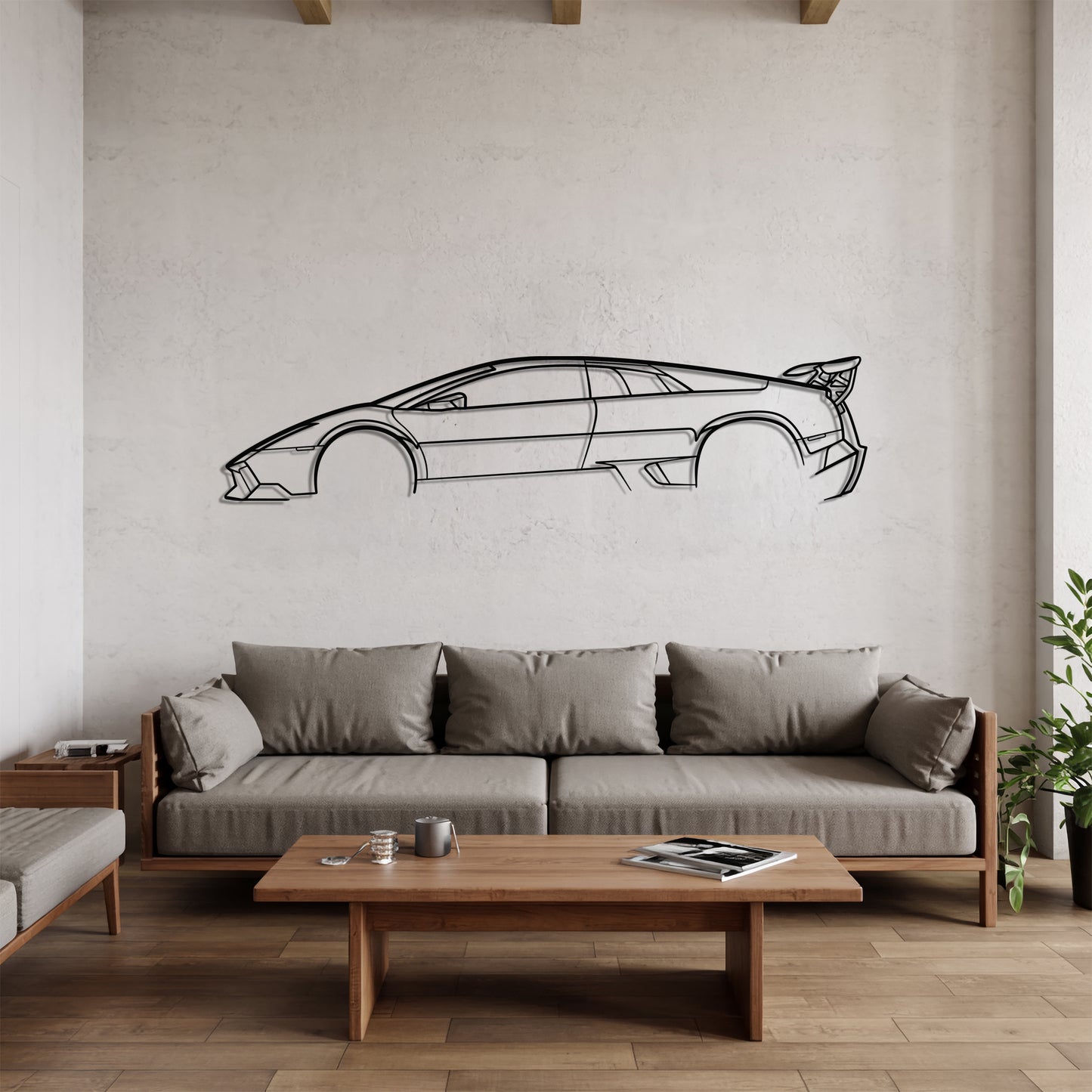 Murcielago SV - Metal Wall Art