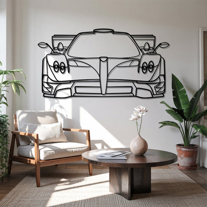 Zonda Revolucion Front - Metal Wall Art
