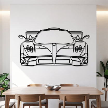 Zonda Revolucion Front - Metal Wall Art