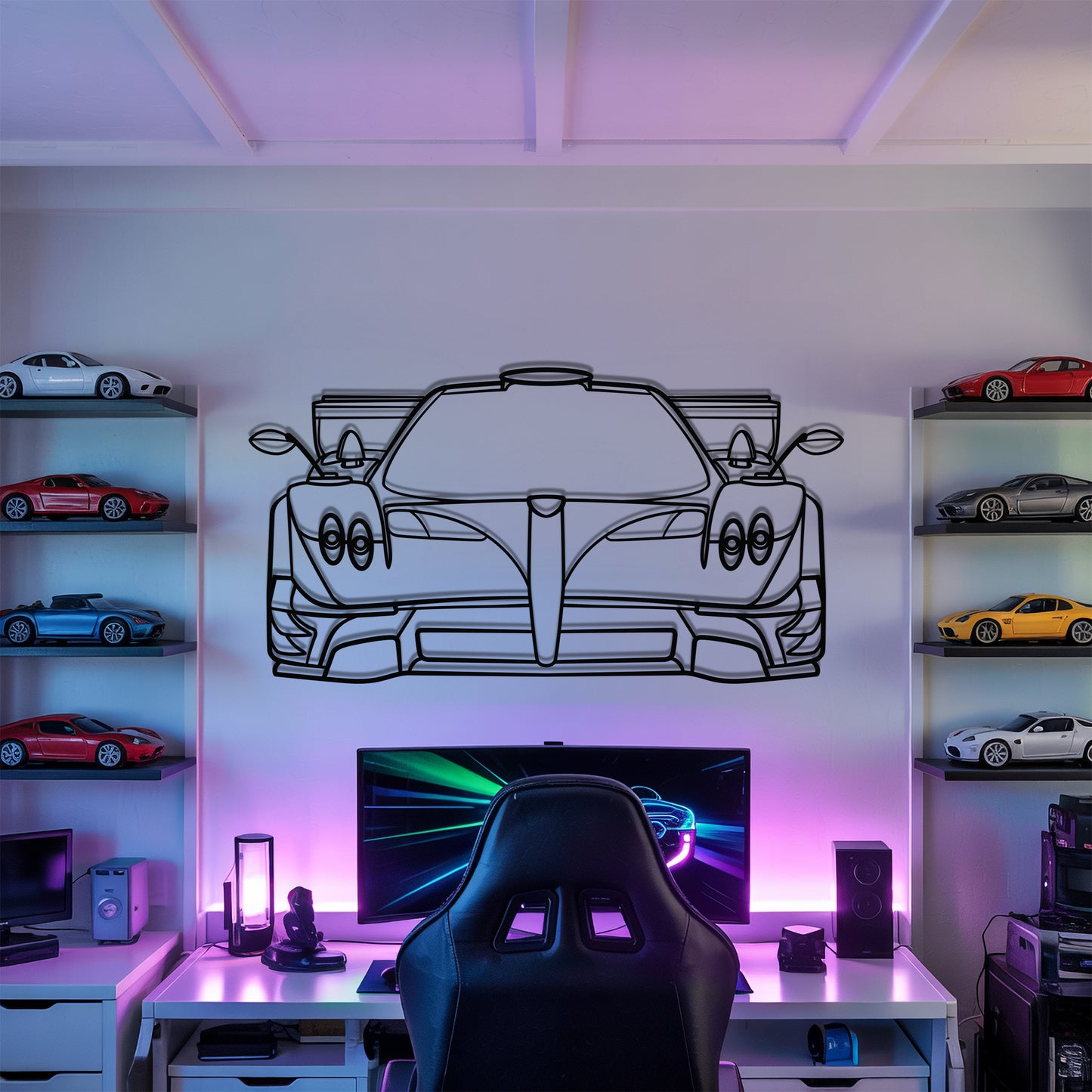 Zonda Revolucion Front - Metal Wall Art