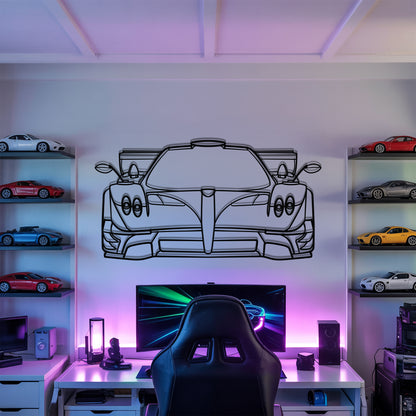 Zonda Revolucion Front - Metal Wall Art
