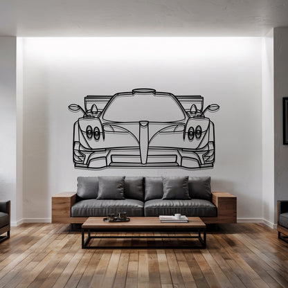 Zonda Revolucion Front - Metal Wall Art