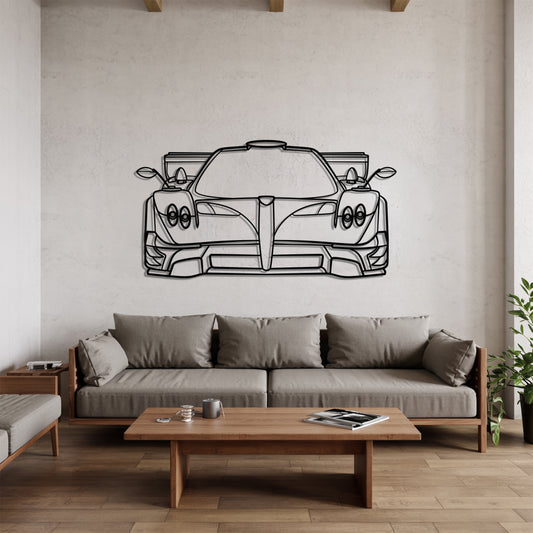 Zonda Revolucion Front - Metal Wall Art