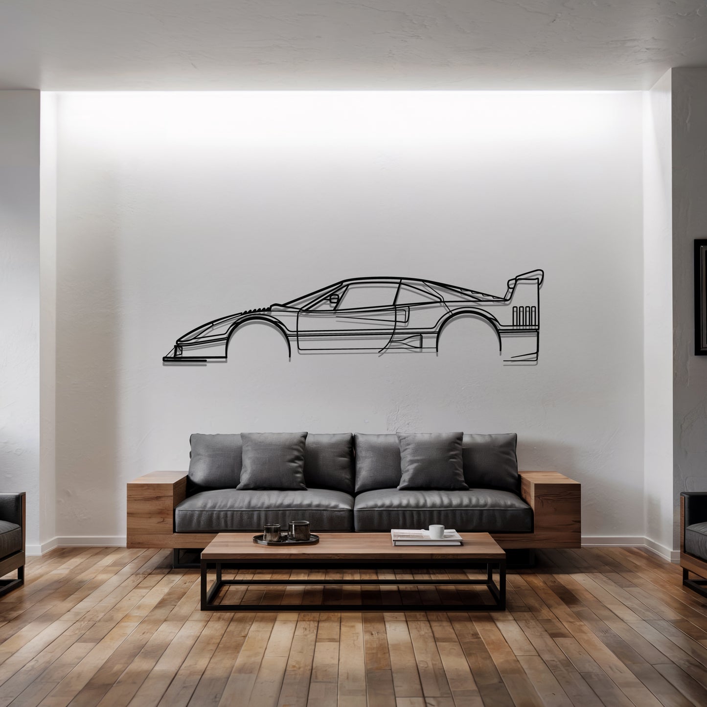 F40 LM - Metal Wall Art