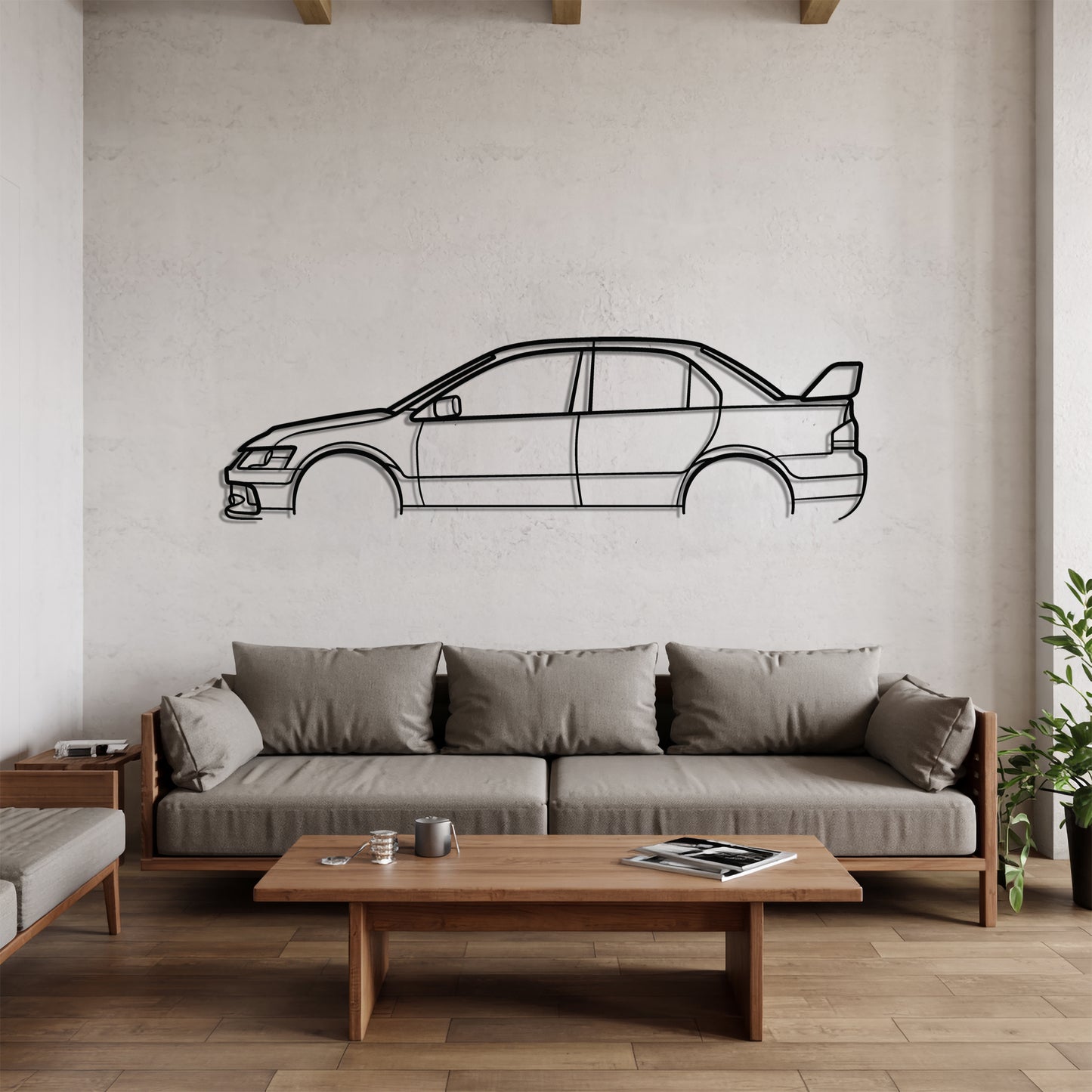 Lancer Evolution IX MR - Metal Wall Art