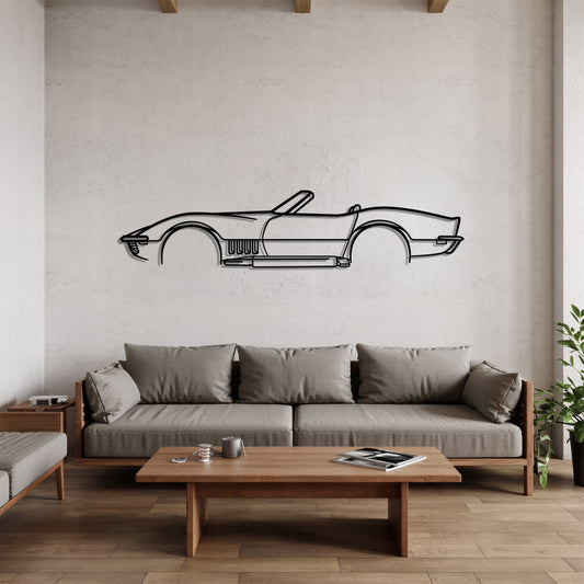 Corvette (C3) - Metal Wall Art