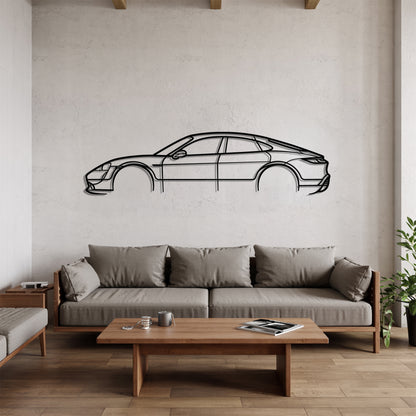 Taycan Turbo S - Metal Wall Art