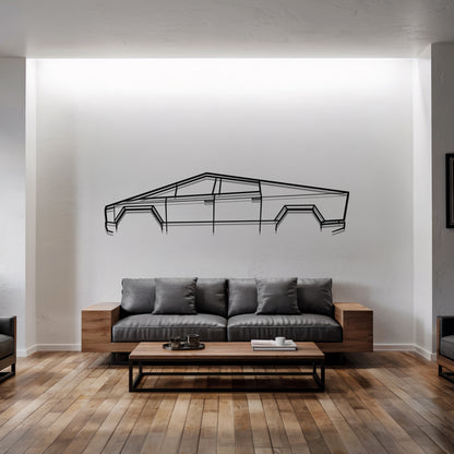 Cybertruck - Metal Wall Art