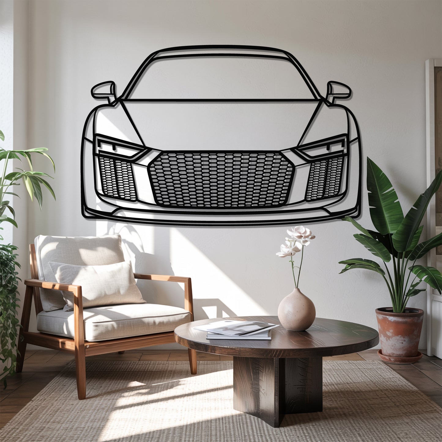 R8 V10 Plus (Gen 2) Front - Metal Wall Art