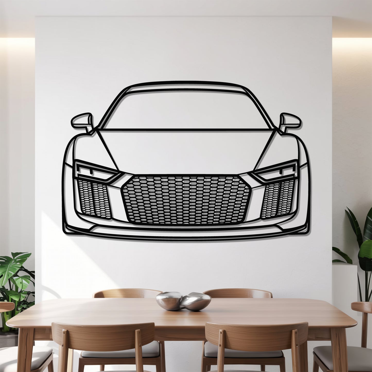 R8 V10 Plus (Gen 2) Front - Metal Wall Art