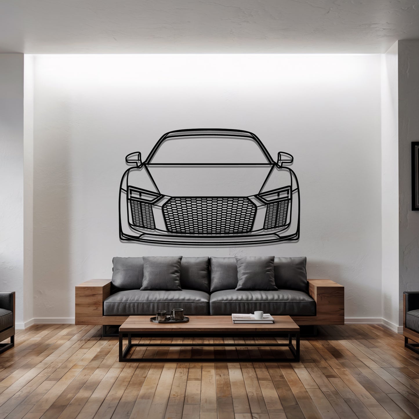 R8 V10 Plus (Gen 2) Front - Metal Wall Art