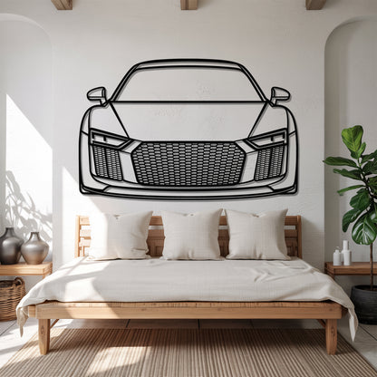 R8 V10 Plus (Gen 2) Front - Metal Wall Art