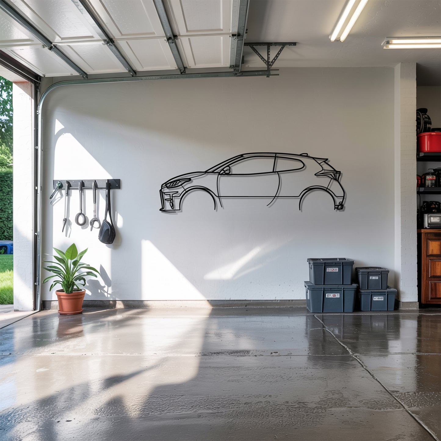GR Yaris - Metal Wall Art