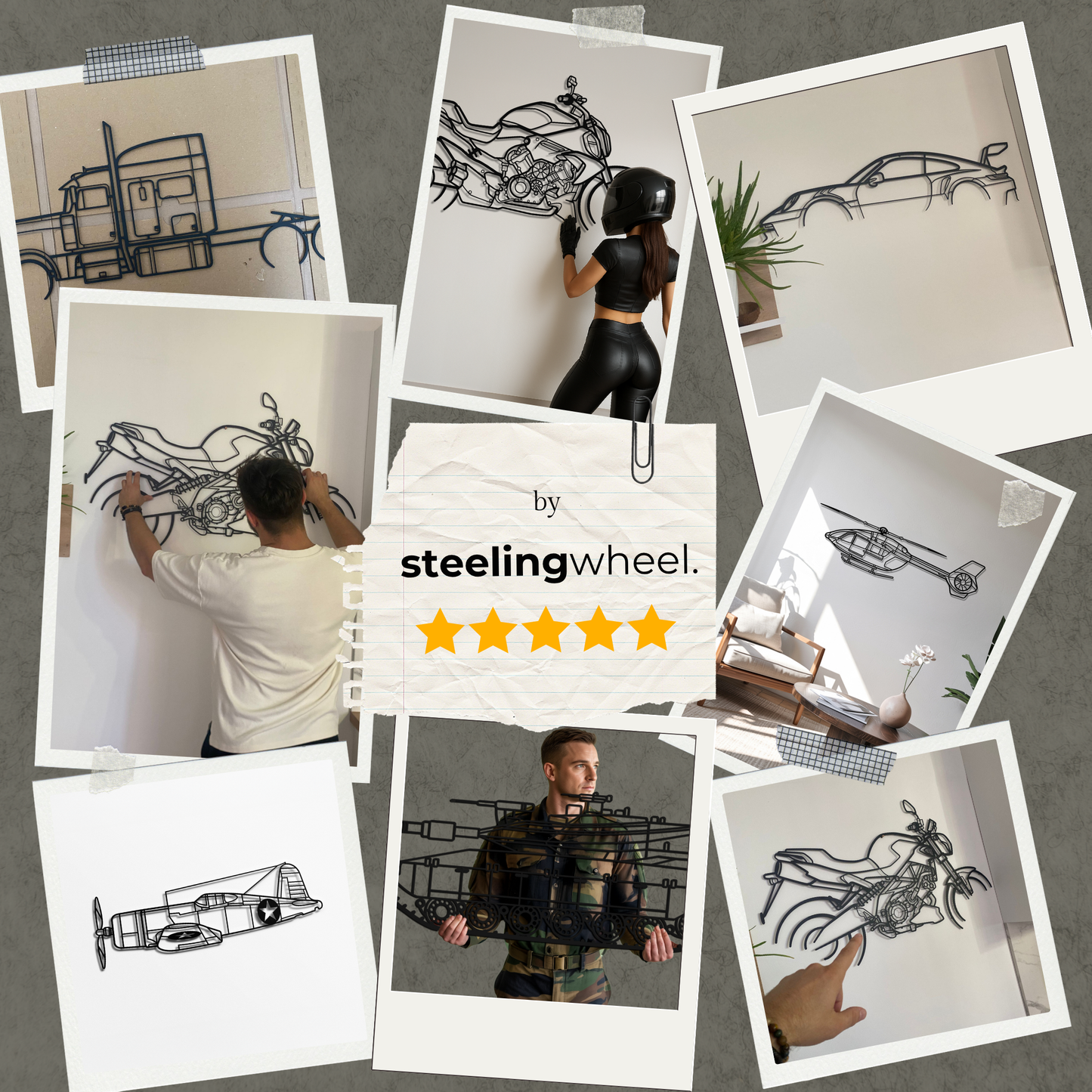 Custom Airplane Silhouette - Metal Wall Art