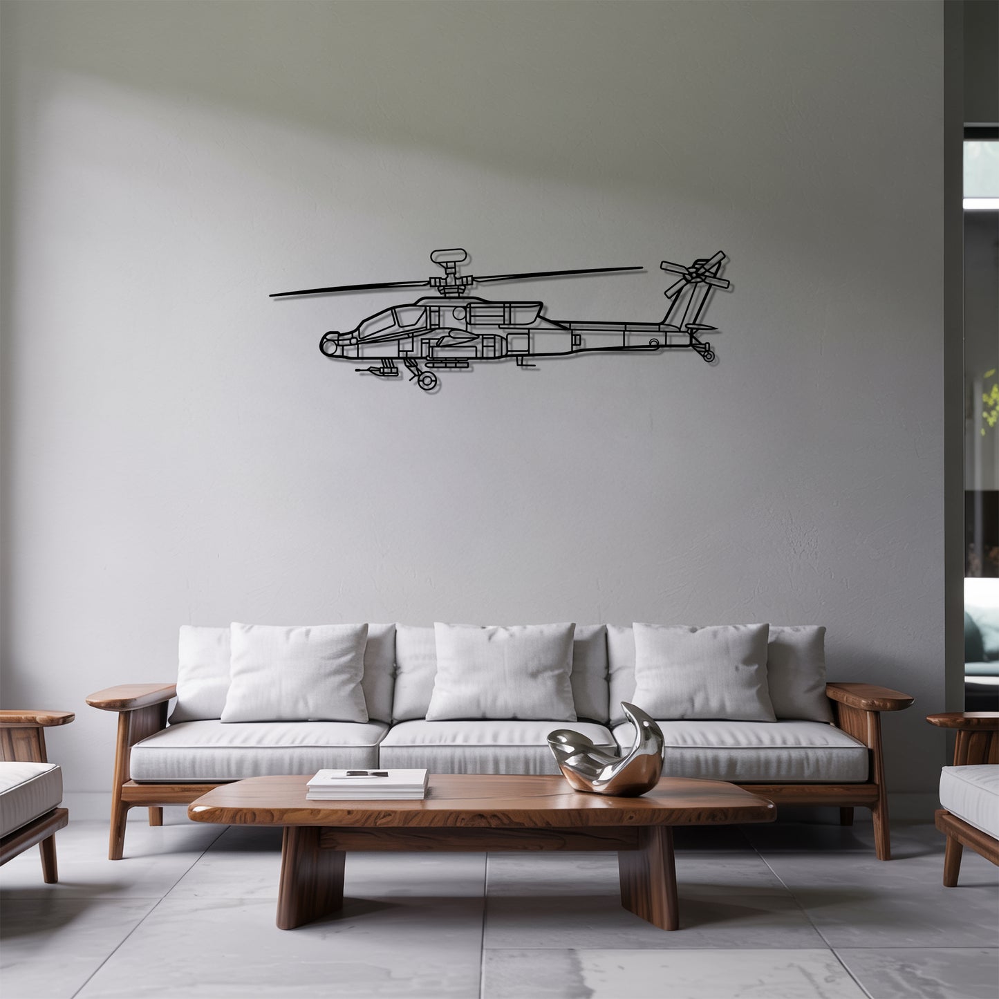 AH-64D Apache - Metal Wall Art