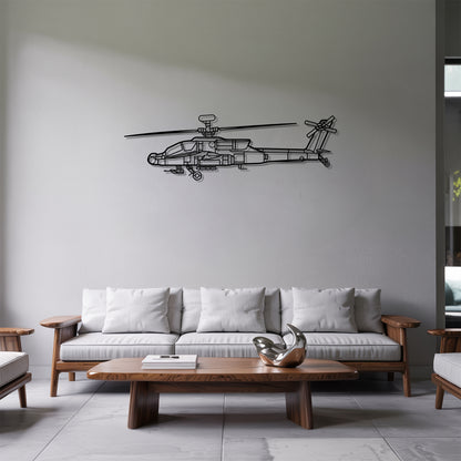 AH-64D Apache - Metal Wall Art