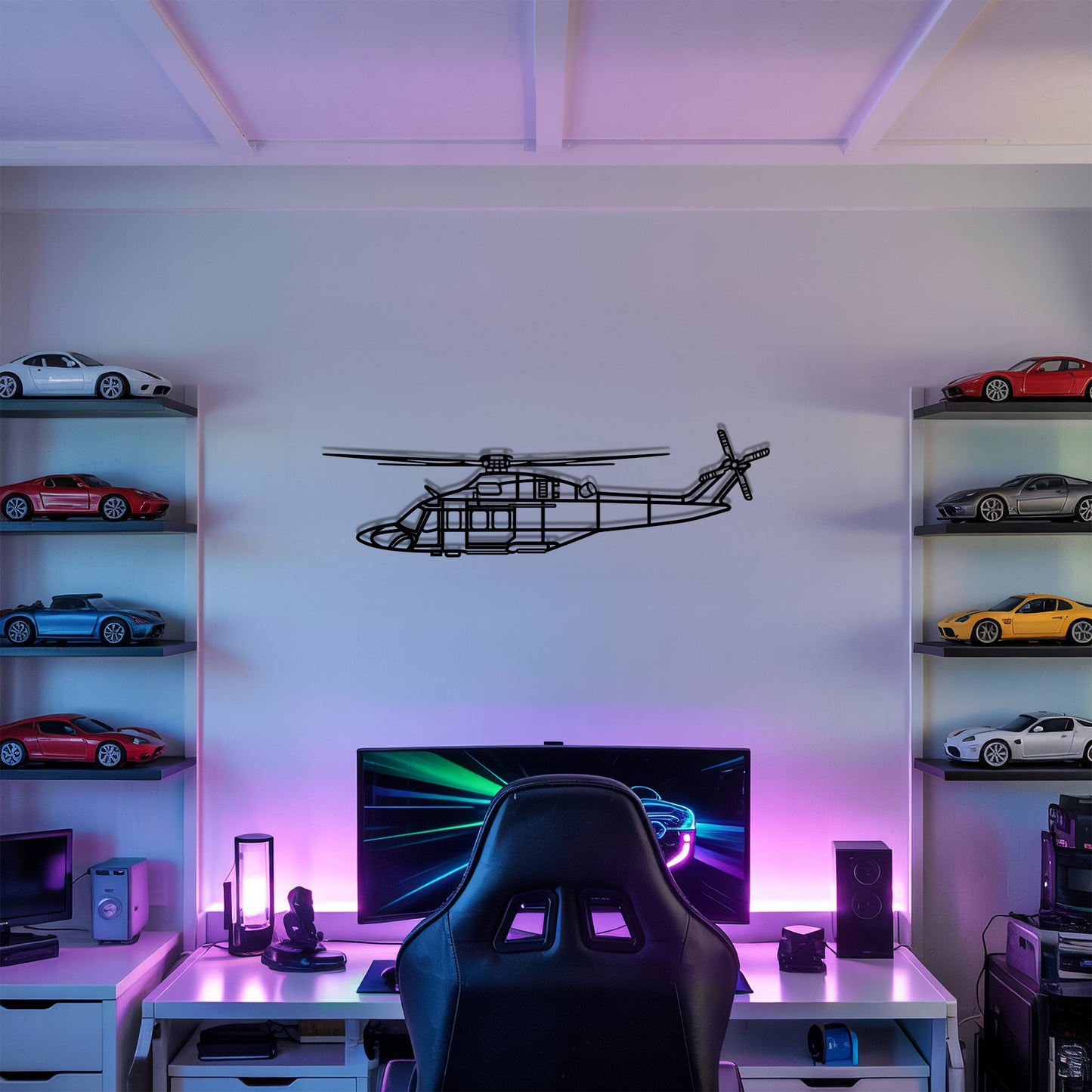 AW139 - Metal Wall Art